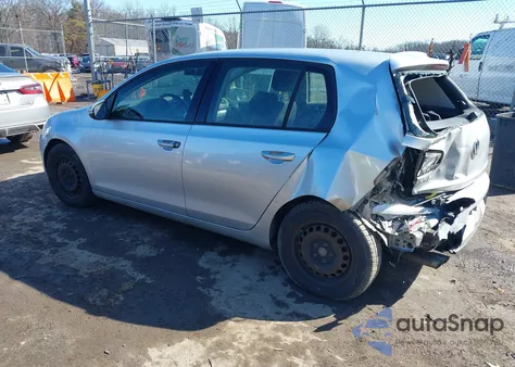 2014 Volkswagen Golf 2.5L z USA, uszkodzony, nr VIN WVWDB7AJ6EW005672